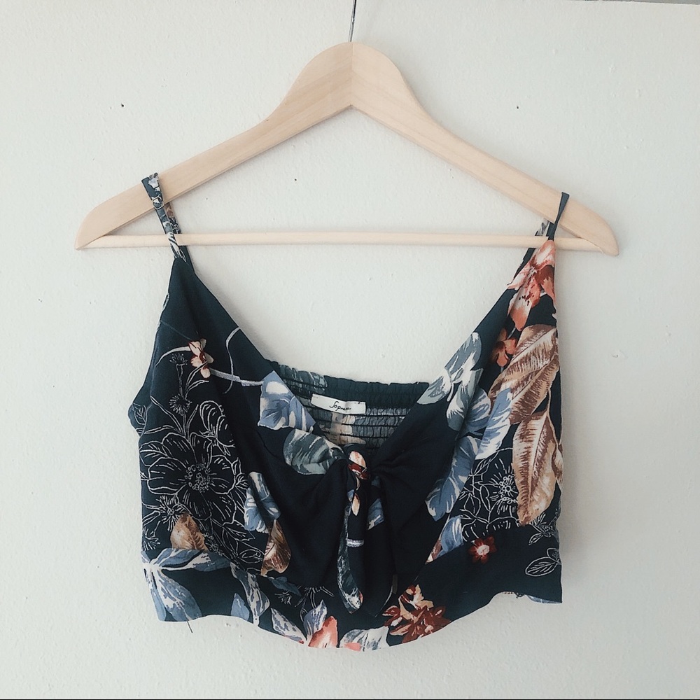 Floral Boho Crop Top